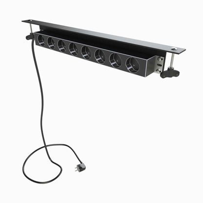 Strømskinne - BlackPantherSystem - Jatoba Angulo 8S - Sort