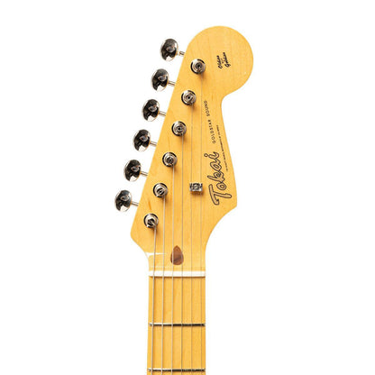 TOKAI TST95 BK/M Vintage solid body electric guitar, maple fingerboard, Black finish + case