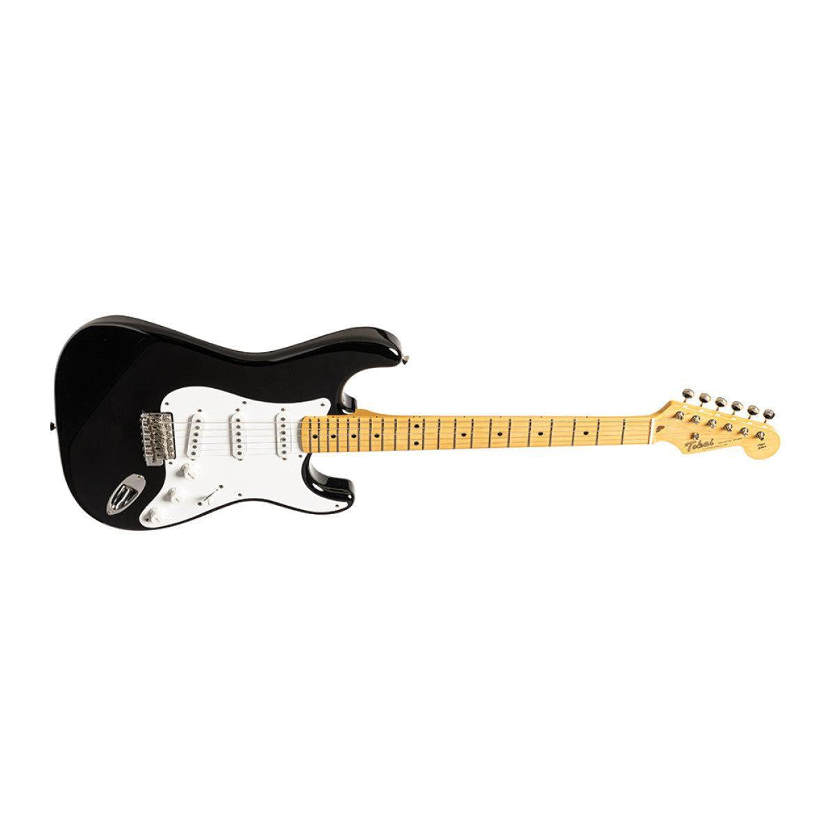 TOKAI TST95 BK/M Vintage solid body electric guitar, maple fingerboard, Black finish + case