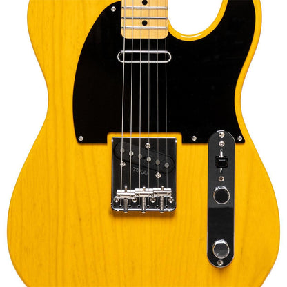 TOKAI TTE118 BTB/M Vintage solid body electric guitar, maple fingerboard, Butter Scotch Blond finish + case