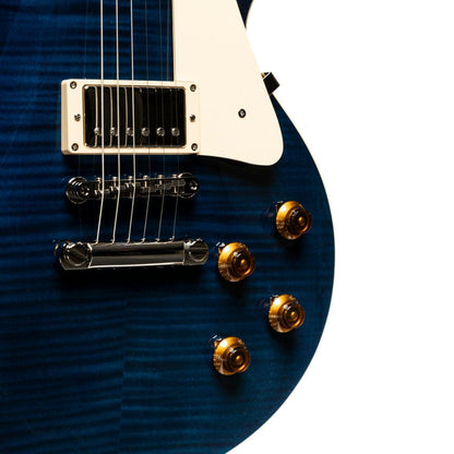 TOKAI ULS136F IB Vintage solid body electric guitar, Indigo Blue finish + case