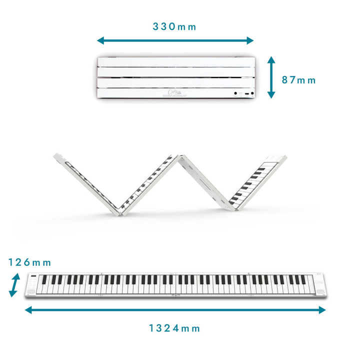 Blackstar Carry on Folding Piano FP88T - Vit