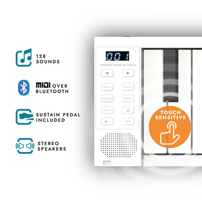 Blackstar Carry on Folding Piano FP88T - White