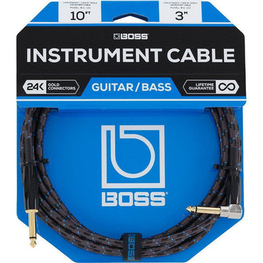 Boss BIC instrumentkabel rakt/vinklat uttag 