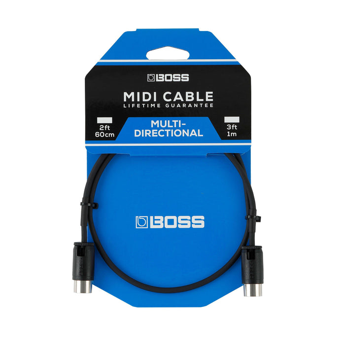 Boss BMIDI-PB1 MIDI-kabel 30 cm 