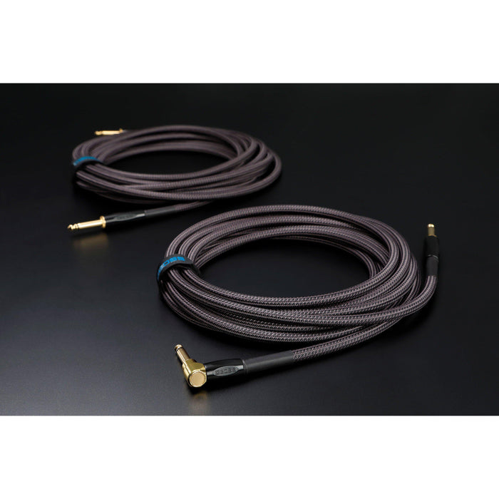 Boss Premium Instrumentkabel med rak - rätvinkel 1/4'' anslutning 