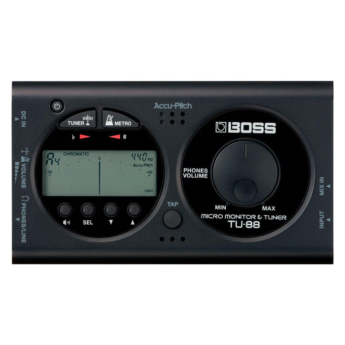 Boss TU-88 Micro Monitor, Metronom &amp; Tuner
