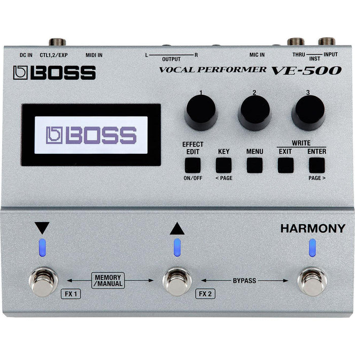 Boss VE-500 sångeffekter