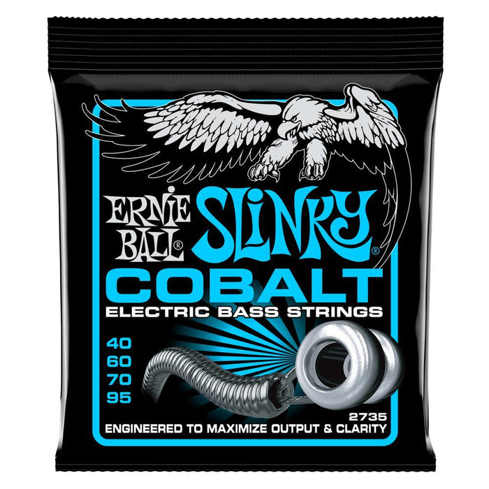 Ernie Ball 2735 Extra Slinky koboltsträngar för bas 040-095 