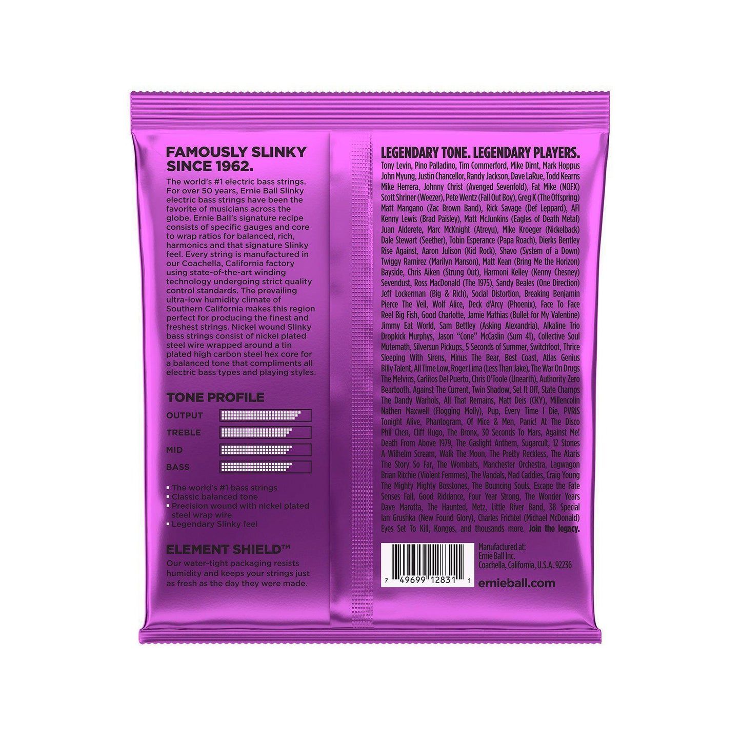 Ernie Ball 2831 Power Slinky Bass