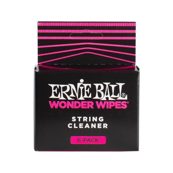 Ernie Ball EB-4277 Wonder Wipes, String Cleaner, 6 st