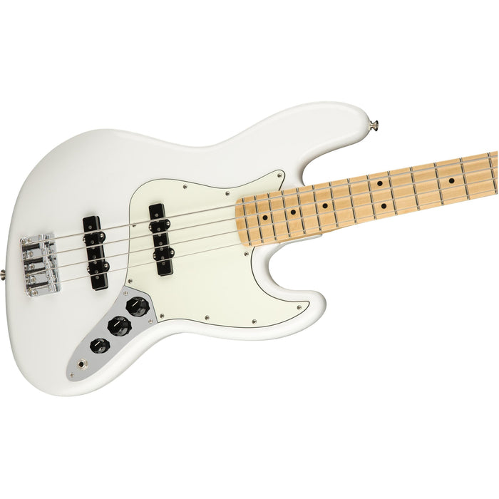 Fender Player Jazz Bass, Maple Gripbräda, Polar White