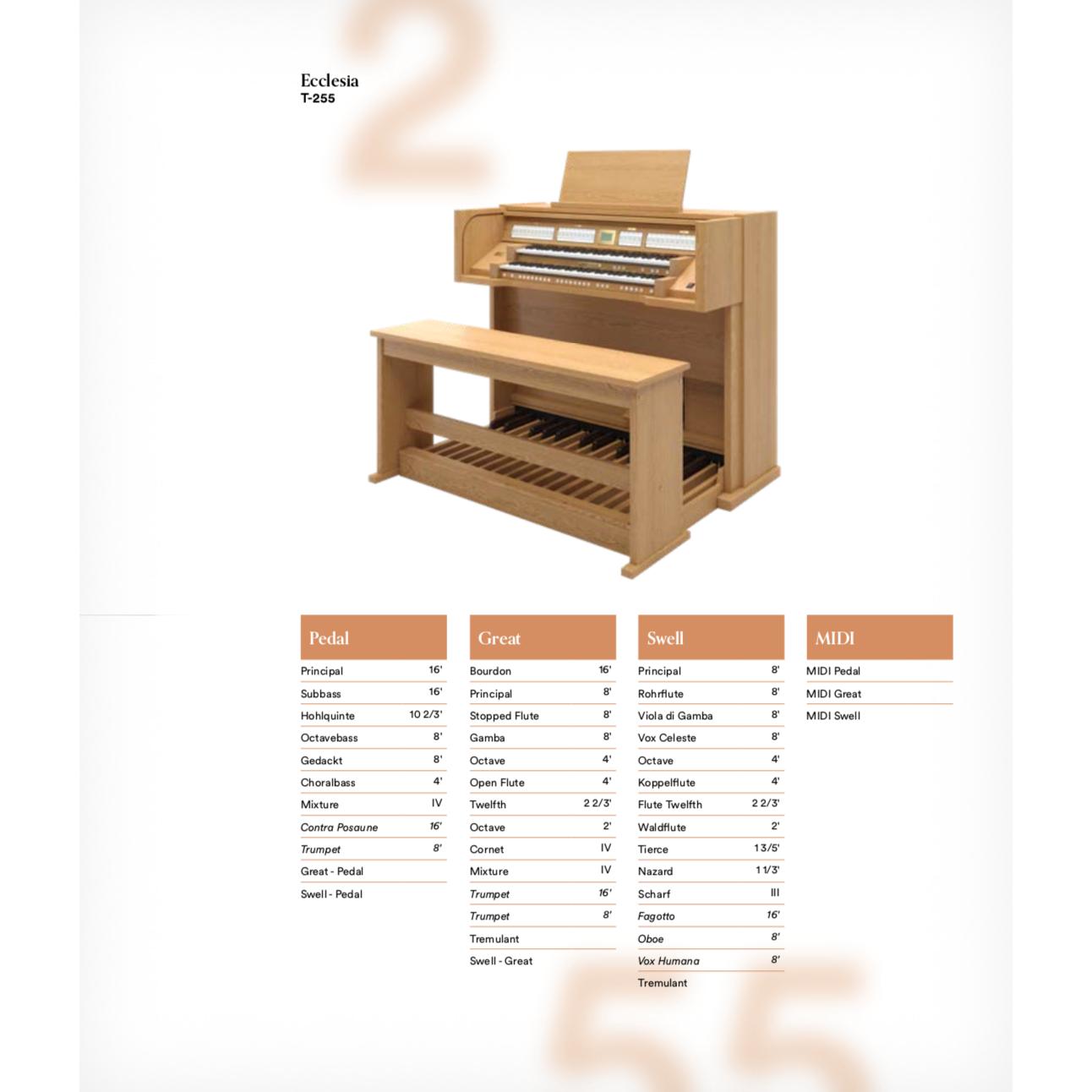 Johannus Ecclesia T-255