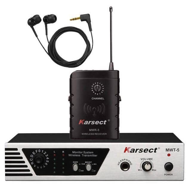 Karsect MWT5-MWR5 trådlös in-ear monitor 