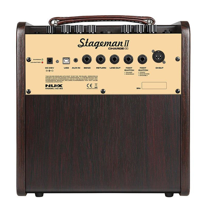 Nux AC-80 Stageman II akustisk gitarrförstärkare 