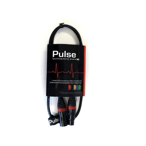 Pulse XLR-M - XLR-F Mikrofonkabel 1 m - BORG SOUND