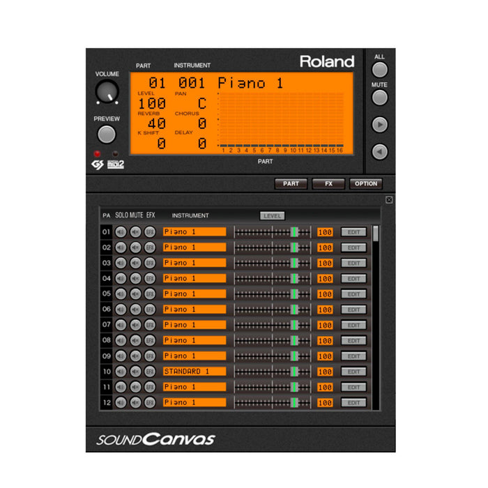 Roland Cloud Sound Canvas Software Synthesizer