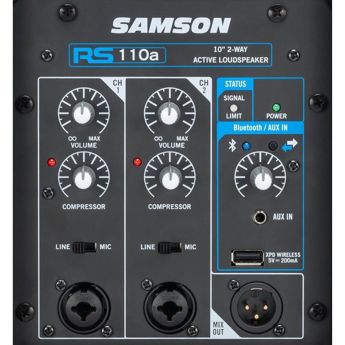 Samson RS110A aktiv högtalare, 10" 300W
