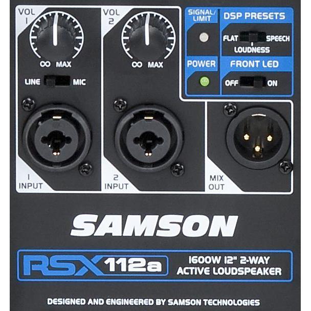 Samson RSX112A - 1600W Aktiv högtalare