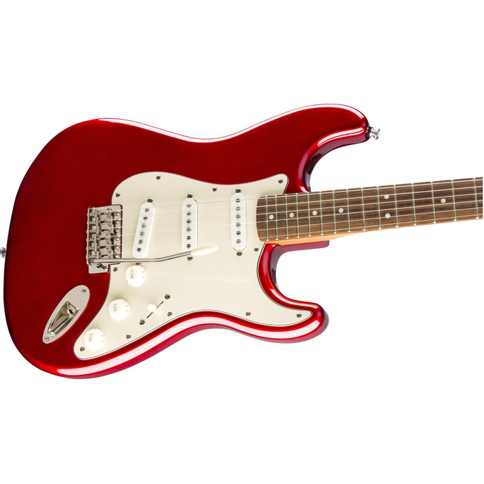 Squier Classic Vibe 60-tals Stratocaster, Laurel greppbräda, Candy Apple Red