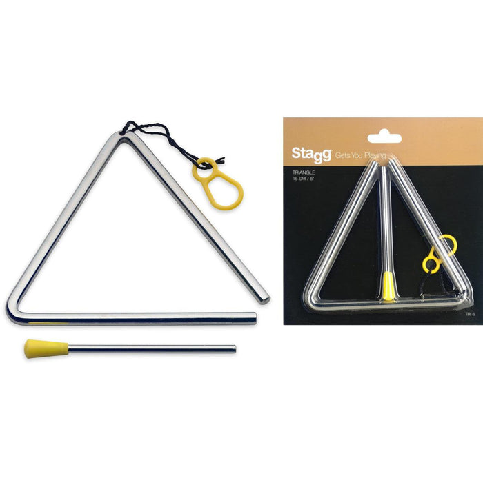 Stagg 6" triangel med klipppinne