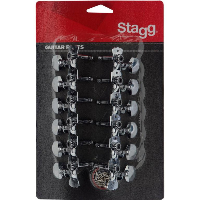Stagg 6L+6R mekanik för 12-strängad westerngitarr