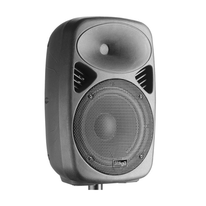 Stagg 8” 2-vägs aktiv högtalare, analog, klass A/B, trådlös Bluetooth-teknik, 100 watt toppeffekt