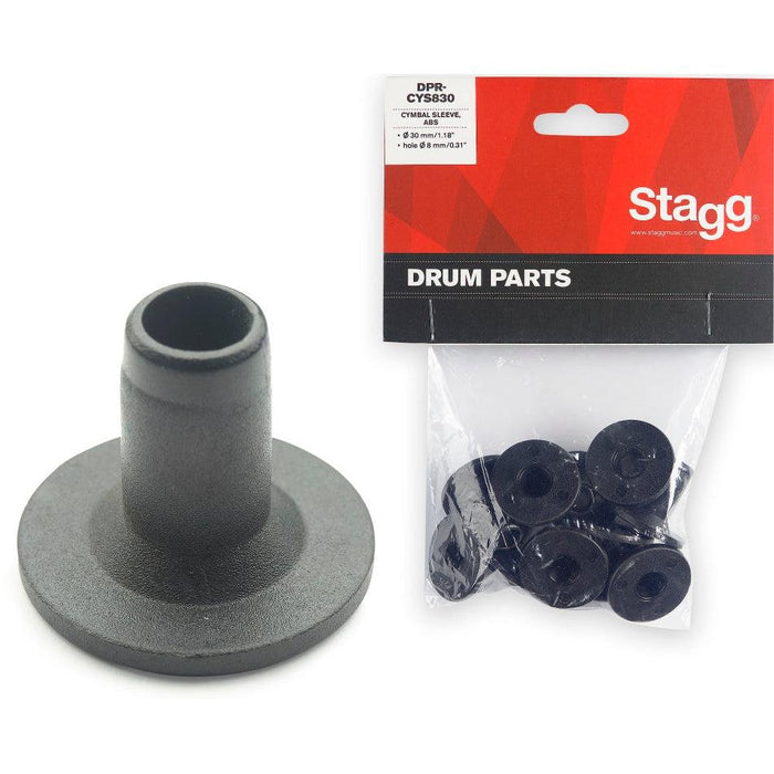 Stagg 8 mm nylon cymbalhylsa - förpackning om 10 st 