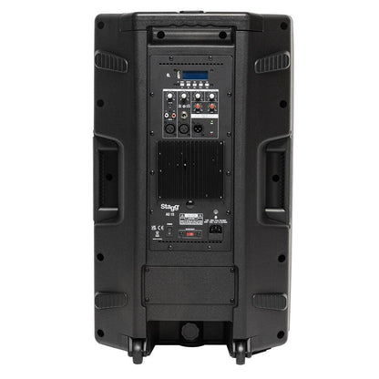 Stagg AS15B EU Active Speaker med batteri och trådlösa mikrofoner 