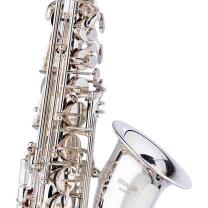 Stagg AS211S Eb altsaxofon silverpläterad