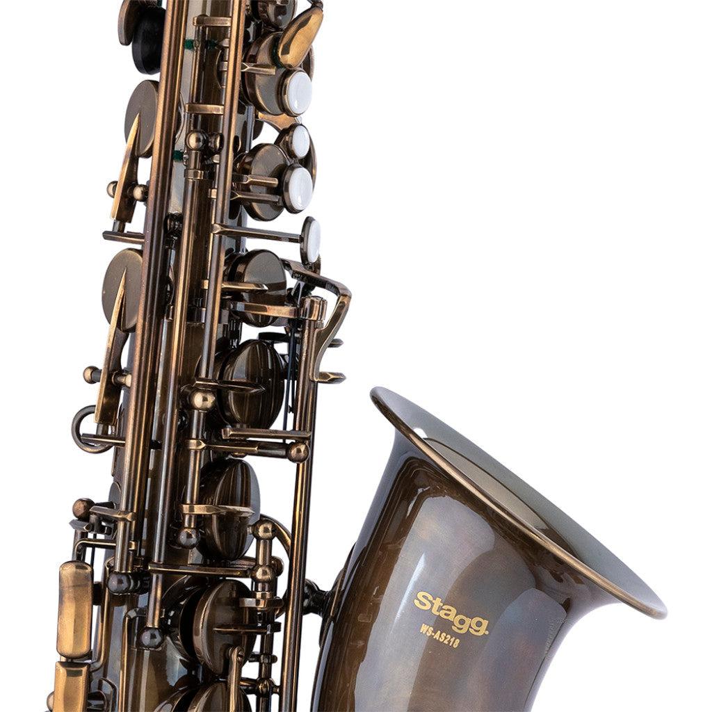 Stagg AS218S Eb altsaxofon, vintagelack