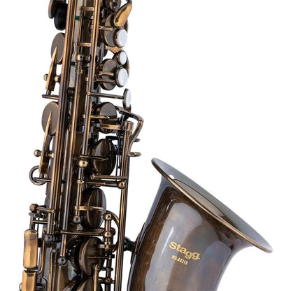 Stagg AS218S Eb altsaxofon, vintagelack