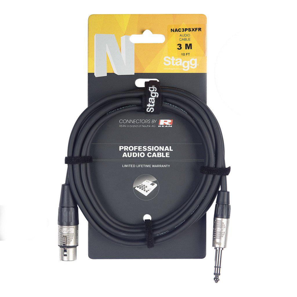 Stagg Audiokabel Stereo Jack til hun XLR
