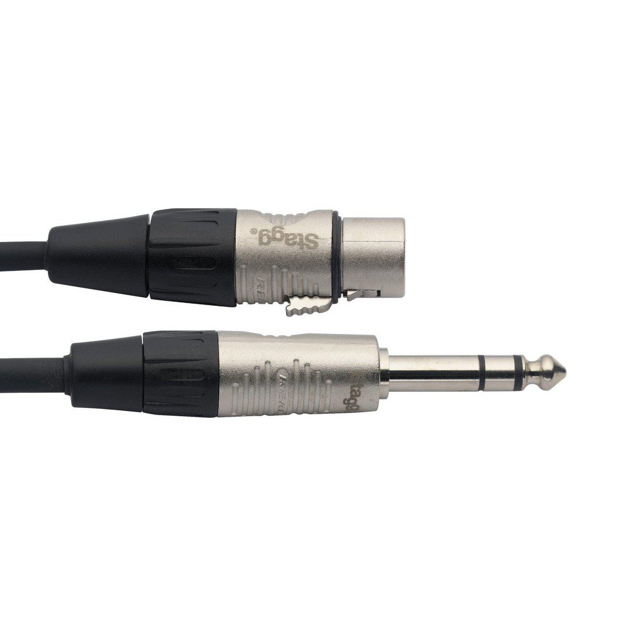 Stagg Audiokabel Stereo Jack til hun XLR