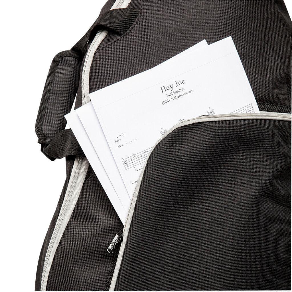 Stagg Basic Series Vadderad vattenavvisande terylenväska för elbasgitarr