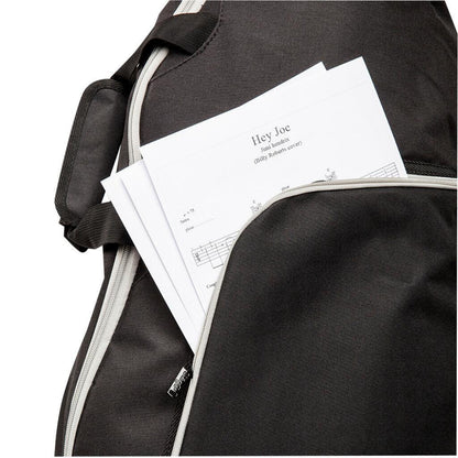 Stagg Basic Series Vadderad vattenavvisande terylenväska för elbasgitarr