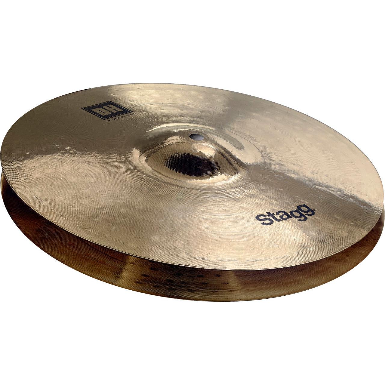 Stagg Dual Hammered 15" DH Brilliant Medium Hihat - par