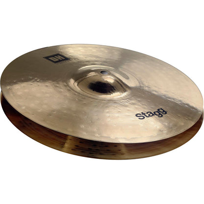 Stagg Dual Hammered 15" DH Brilliant Medium Hihat - par