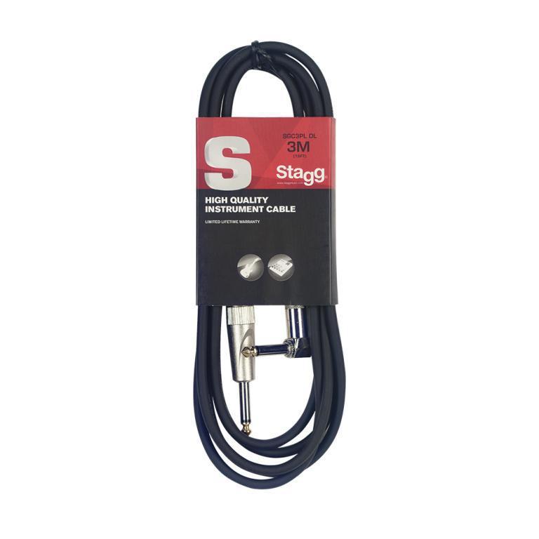 Stagg Instrumentkabel, Jack/ vinkelJack