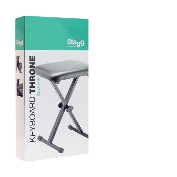 Stagg KEB-A10 tangentbordsbänk med "X" ben