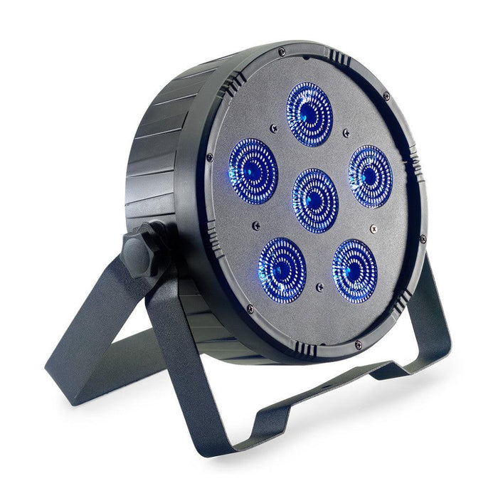 Stagg LED Flat Ecopar 6 Spotlight med 6 X 12 Watt RGBWAUV (6 i 1) LED