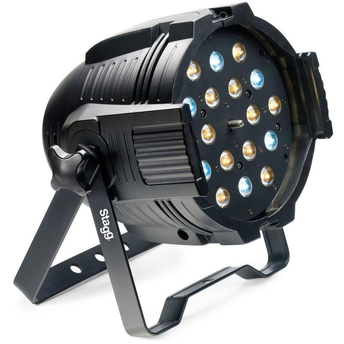 Stagg LED Spotlight med 18 X 3W kall och varmvit LED + Motoriserad Zoom