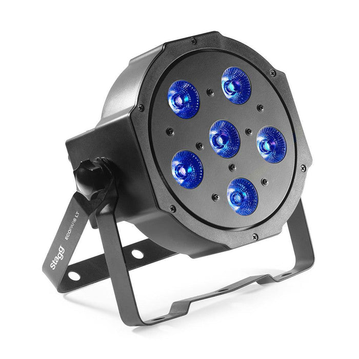 Stagg Lighttheme™ Ecopar 6 Spotlight med 6 X 10 Watt RGBWA (5 i 1) LED