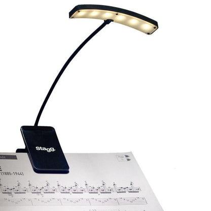 Stagg clip-on eller fristående 6 LED musiklampa