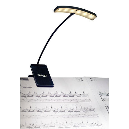 Stagg clip-on eller fristående 6 LED musiklampa