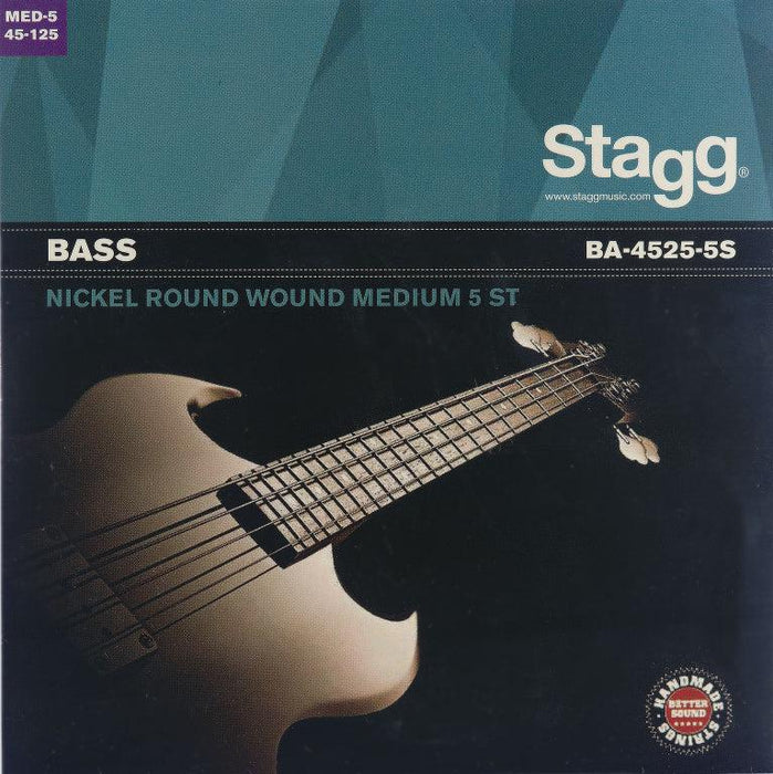 Stagg Nickel Round Wound Bas Strings 5-String 45-125