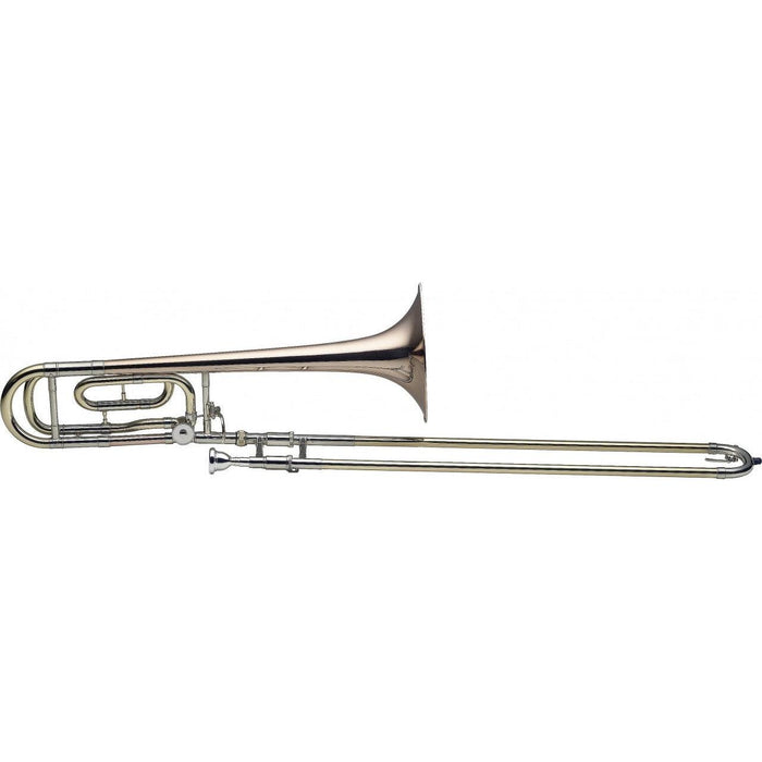 Stagg Pro Levante LV-TB6415 Bb/F Tenor Trombone, Guld Mässing Bell, L-Bore