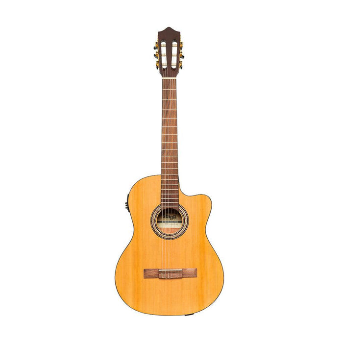 Stagg SCL60-TCE Klassisk gitarr med förförstärkare - naturlig