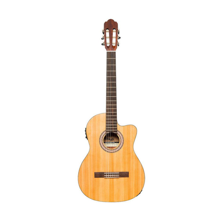 Stagg SCL70-TCE Klassisk gitarr med förförstärkare - naturlig 