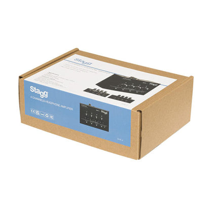 Stagg SHA-4 4-kanals stereohörlursförstärkare